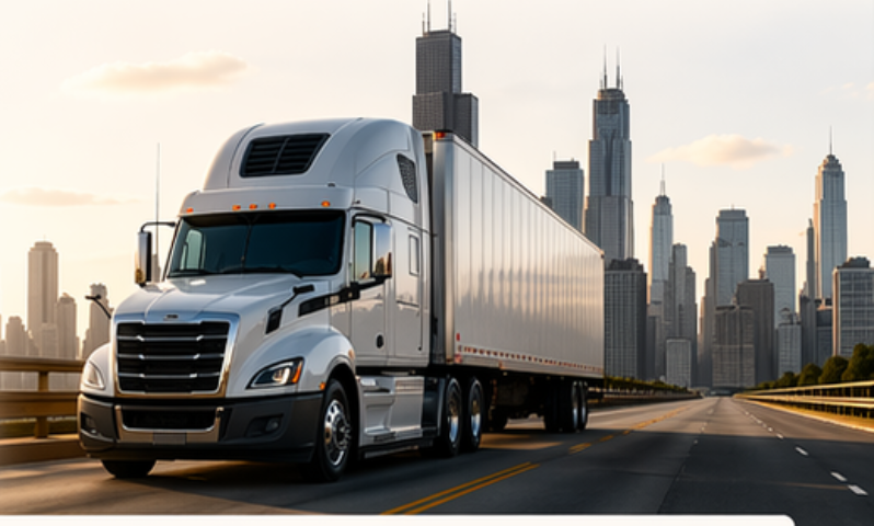 Chicago logistics skyline